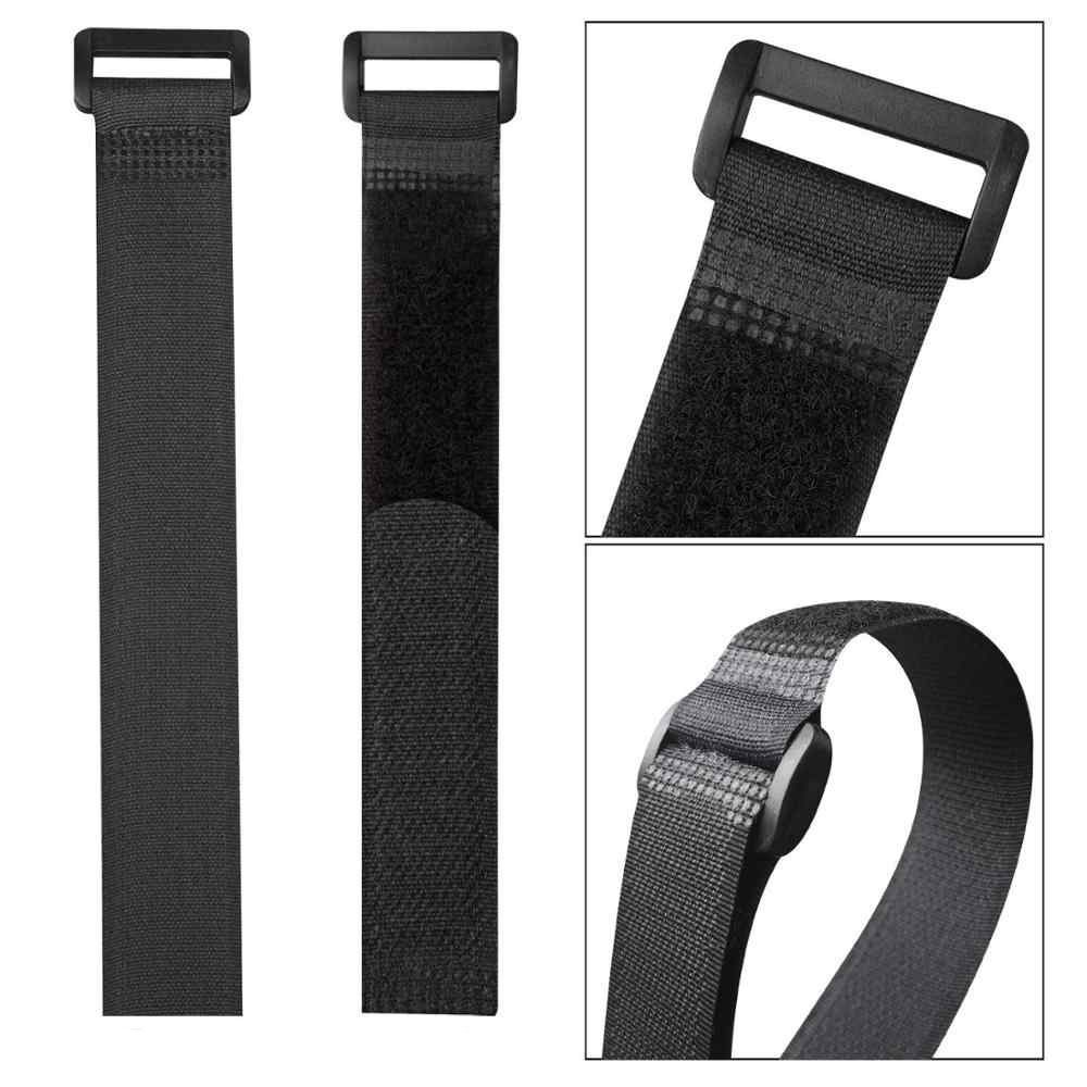 POWERTECH ιμάντας τύπου velcro TIES-026, 45x2cm, μαύρος, 10τμχ 2 45x2cm