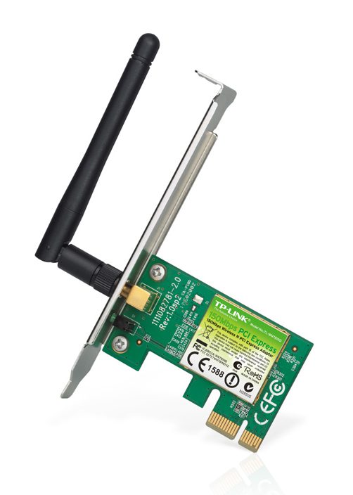 TP-LINK Ασύρματο N PCI Adapter TL-WN781ND, 150Mbps, WPA/WPA2, Ver. 3.0 1 TP-LINK Ασύρματο N PCI Adapter TL-WN781ND