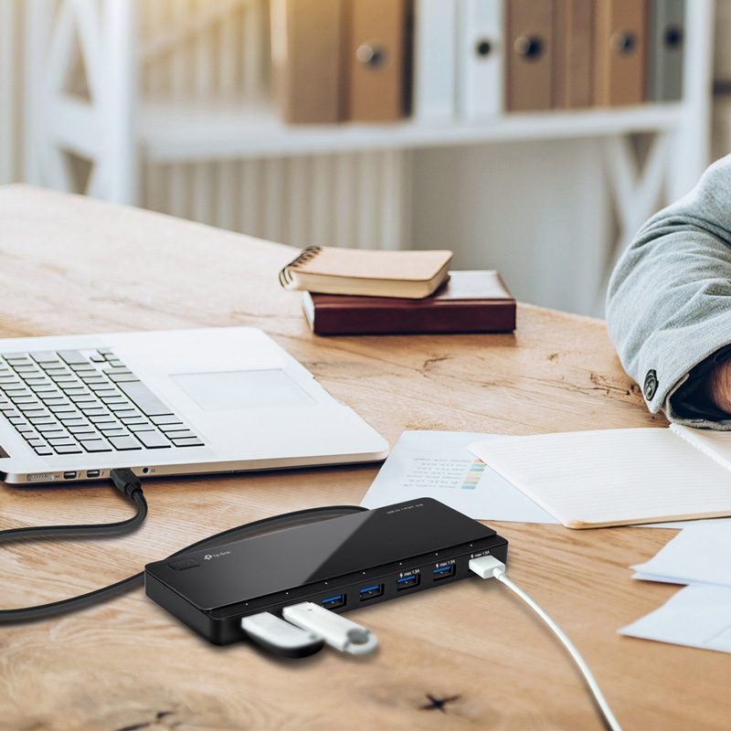 TP-LINK USB Hub UH700, 7 USB 3.0 Ports, με 3 θύρες φόρτισης, Ver. 3.0 6 TP-LINK USB Hub UH700, 7 USB 3.0 Ports, με 3 θύρες φόρτισης, Ver. 3.0 - Image 6