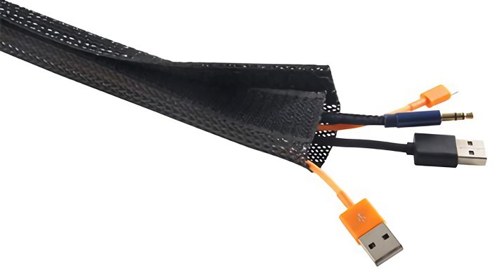 BRATECK Δεματικό Καλωδίων τύπου Flex Wrap VS-135, 100x13.5cm, μαύρο 4 BRATECK Δεματικό Καλωδίων τύπου Flex Wrap VS-135, 100x13.5cm, μαύρο - Image 4