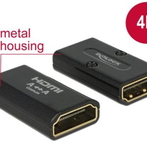 DELOCK HDMI Αντάπτορας από HDMI-A female σε HDMI-A female