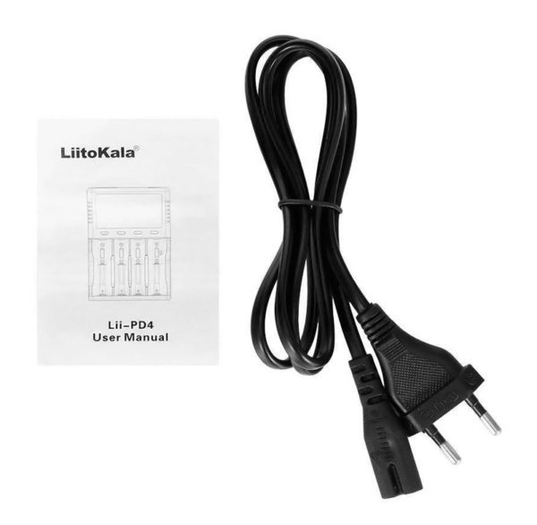 LIITOKALA φορτιστής LII-PD4 για μπαταρίες NiMH/CD, Li-Ion, IMR, 4 slots - Image 5