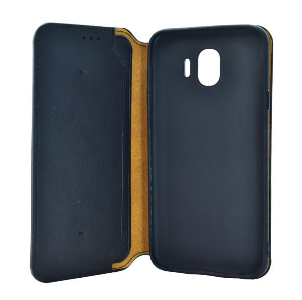 POWERTECH Θήκη Slim Leather για Samsung J4 2018, μαύρη - Image 3