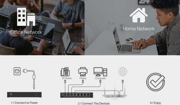 TP-LINK  Easy Smart Switch TL-SG105E,  5-Port Gigabit, Ver. 4.0 - Image 5